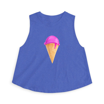 Ice Cream Cone Crop Top