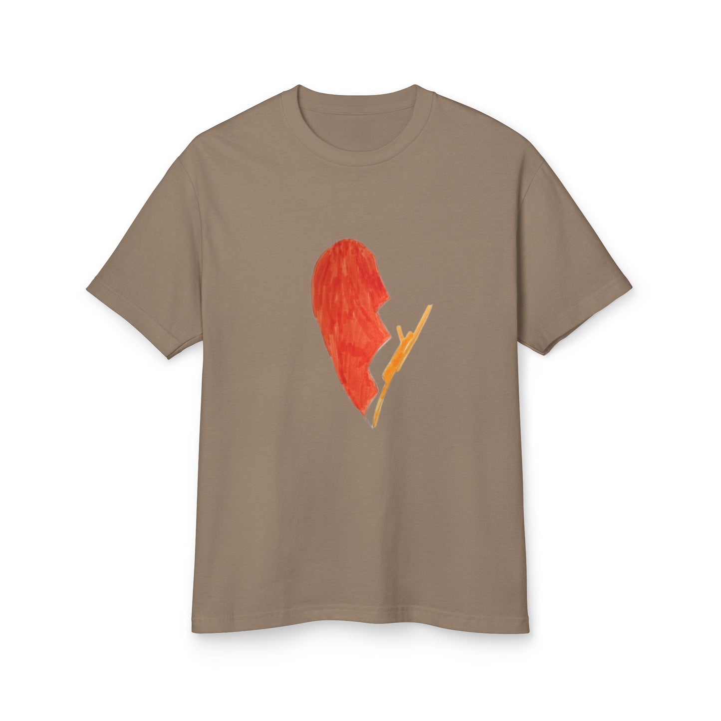 Broken Heart Watercolor PREMIUM T-SHIRT