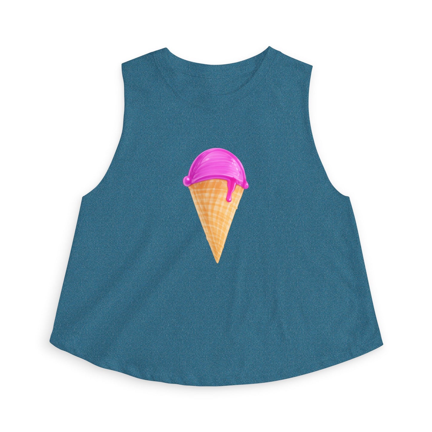 Ice Cream Cone Crop Top