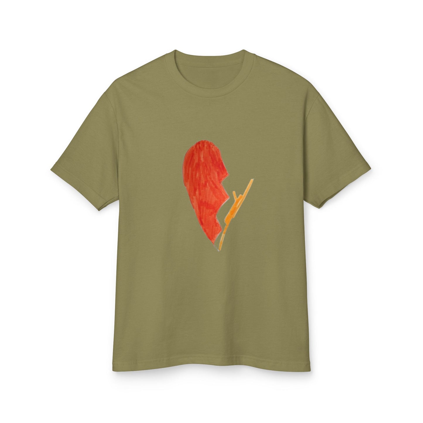 Broken Heart Watercolor PREMIUM T-SHIRT