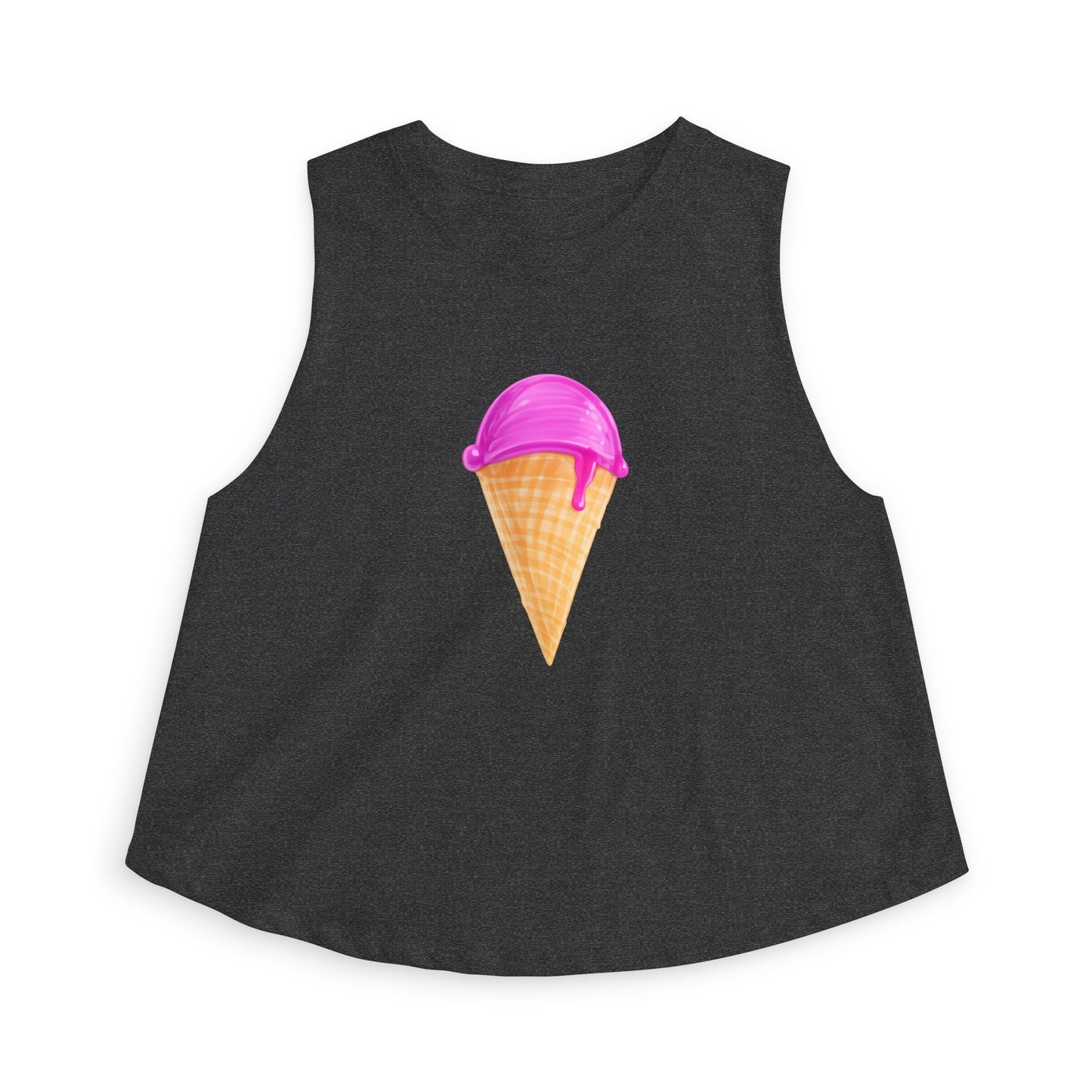Ice Cream Cone Crop Top