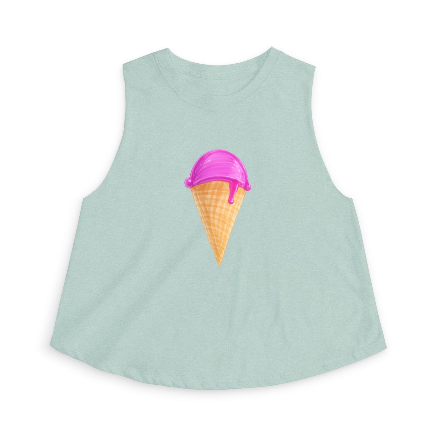 Ice Cream Cone Crop Top