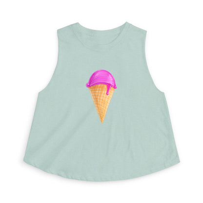 Ice Cream Cone Crop Top
