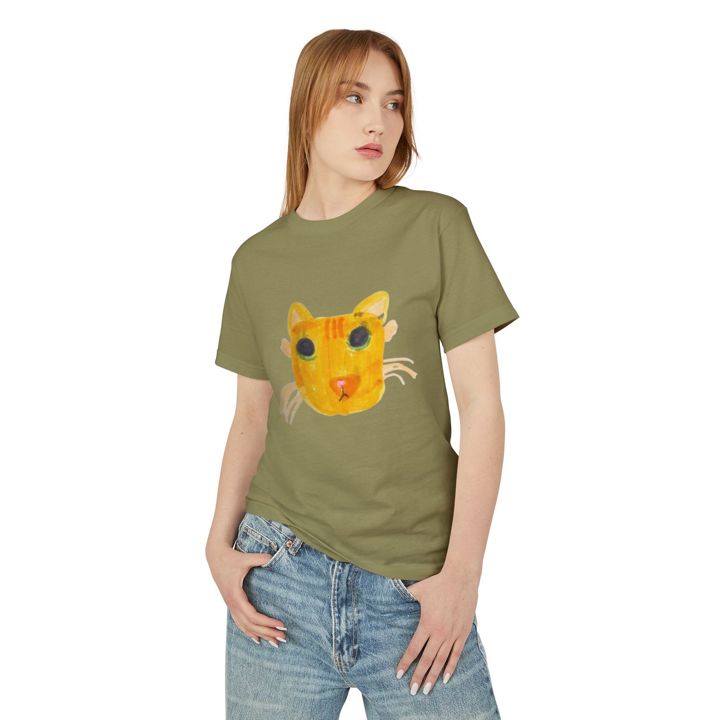 Cute Watercolor Orange - PREMIUM T-SHIRT