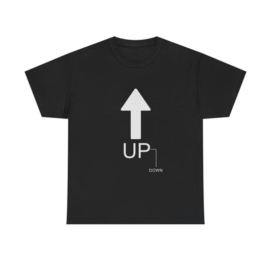 up and down