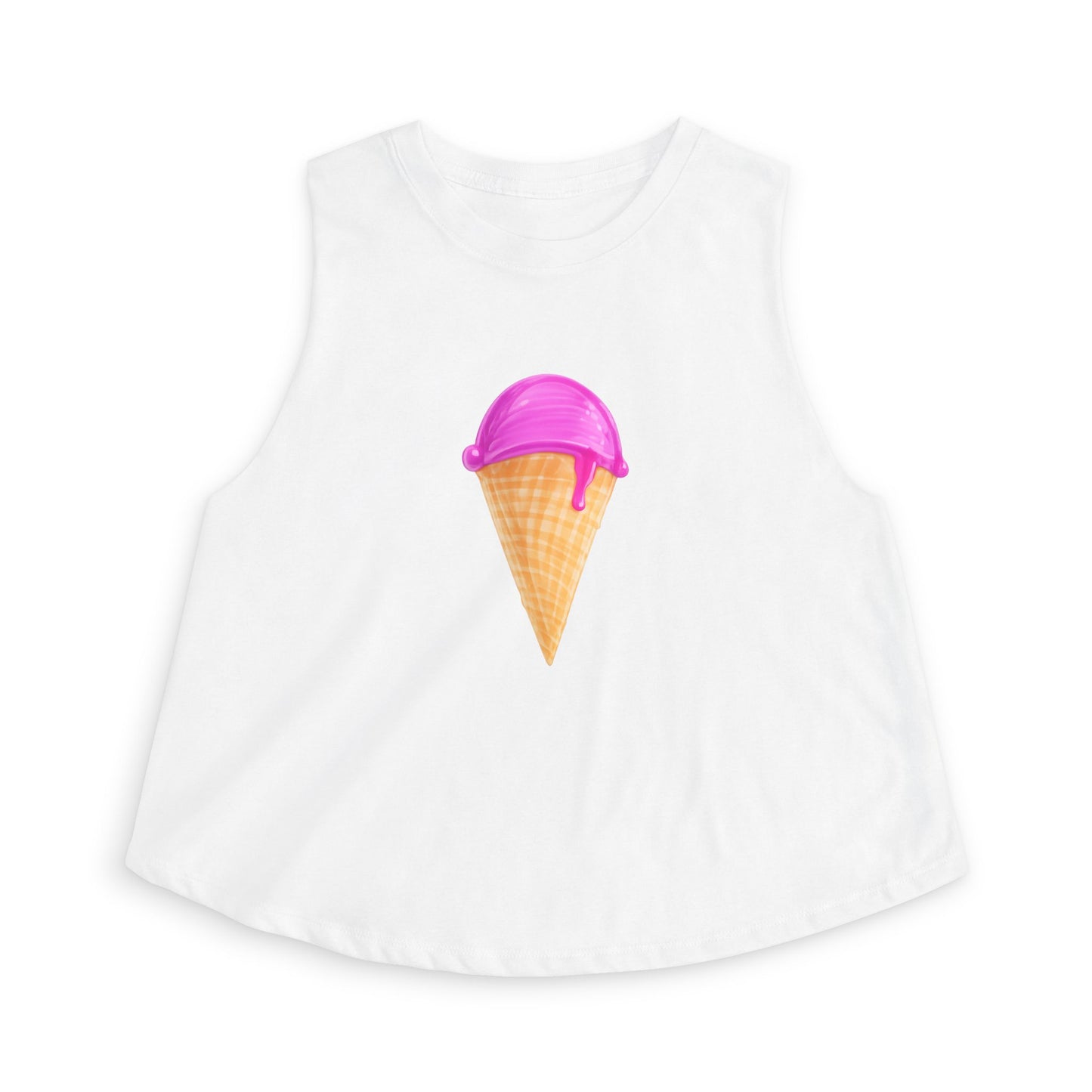 Ice Cream Cone Crop Top