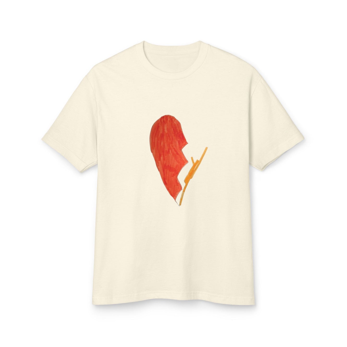 Broken Heart Watercolor PREMIUM T-SHIRT
