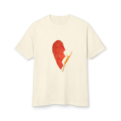 Broken Heart Watercolor PREMIUM T-SHIRT